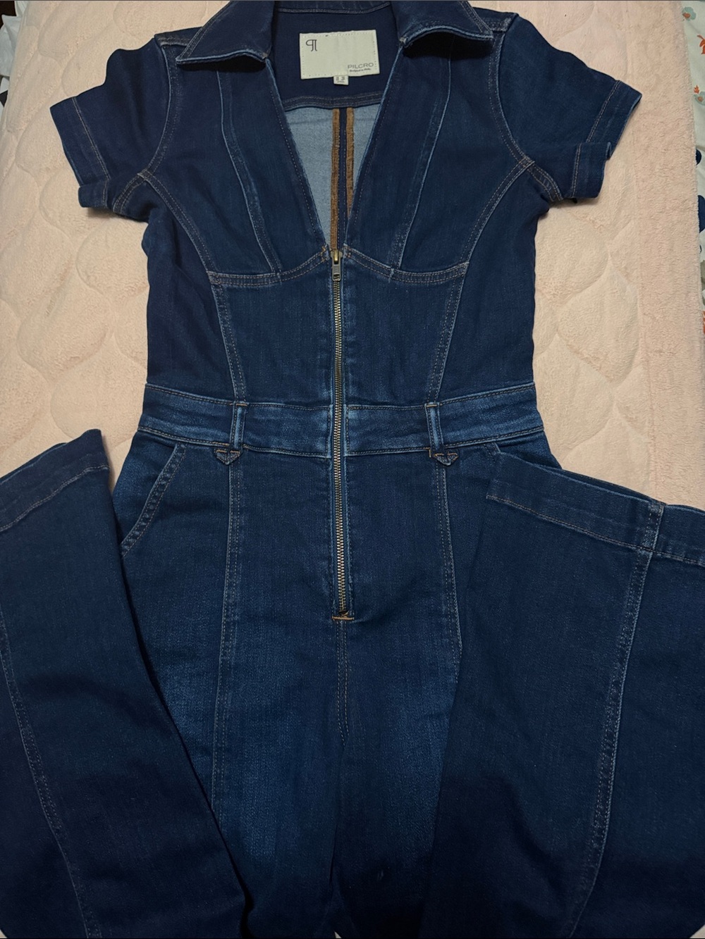 Pilcro Slim Flared Overalls by Anthropologie